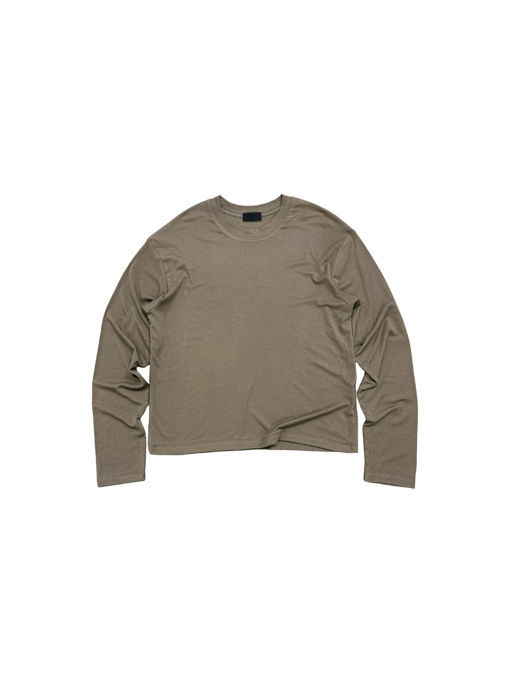 PLUS NO LOGO Crew Neck Bottom Drape Long Sleeve