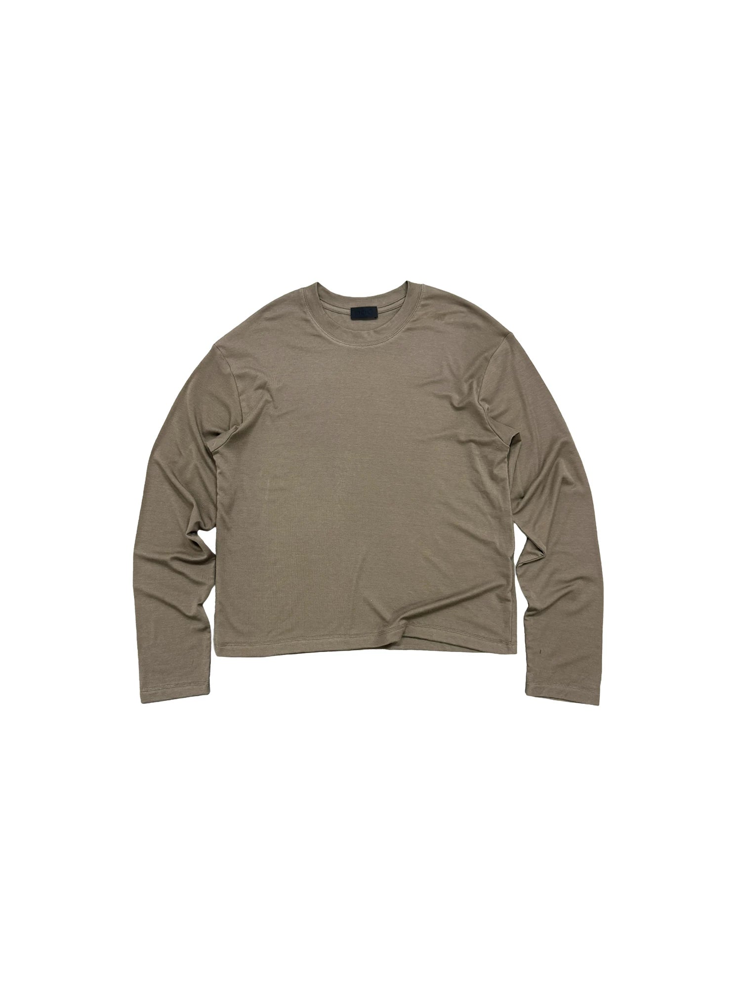 PLUS NO LOGO Crew Neck Bottom Drape Long Sleeve