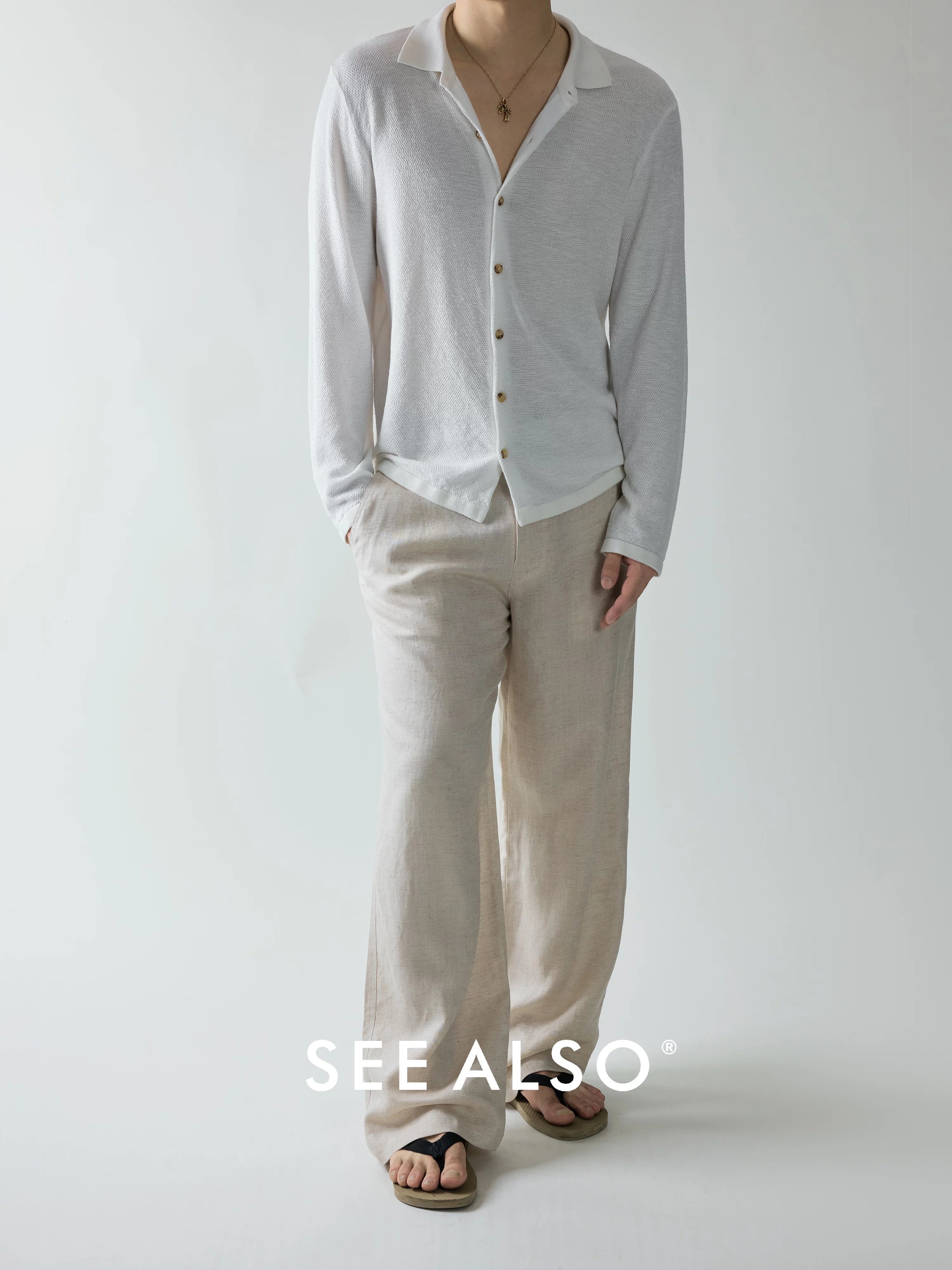 SEE ALSO Thin Long-sleeved Knitted Shirt