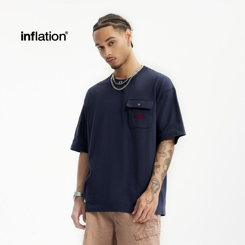 INF Pocket Flocking Printed Tee