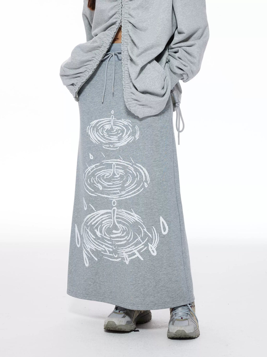THELIGHT Retro Casual Versatile A-shaped Skirt