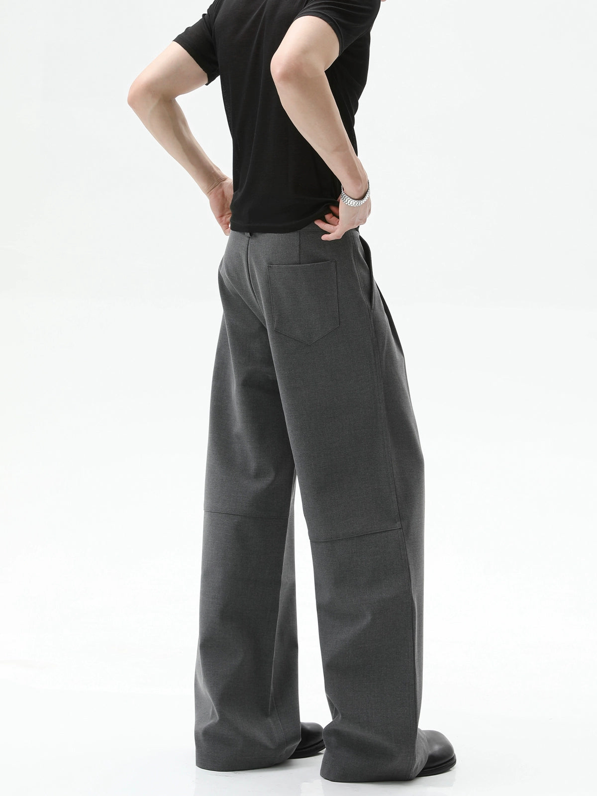 TURNTIDE Niche High-end Three-dimensional Tailoring Straight Trousers