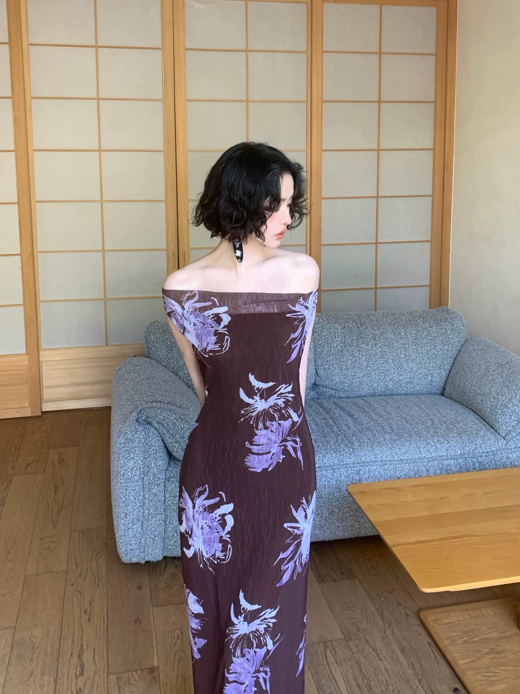 KELIFAN Retro Waist and Thin Dress