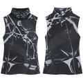DND4DES Mesh Turtleneck Sleeveless Vest