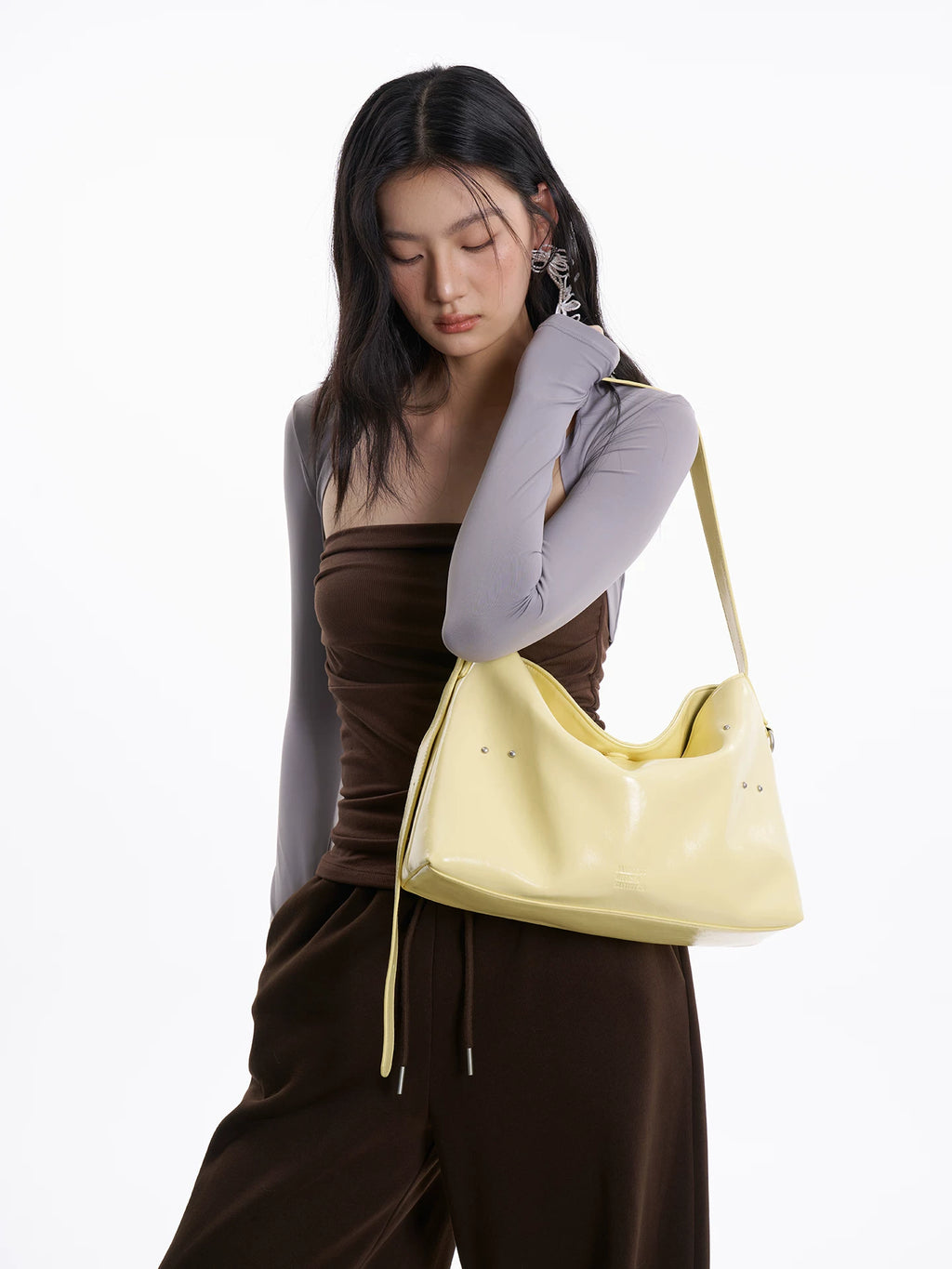 JANDRESS Simple and Versatile Shoulder Messenger Bag