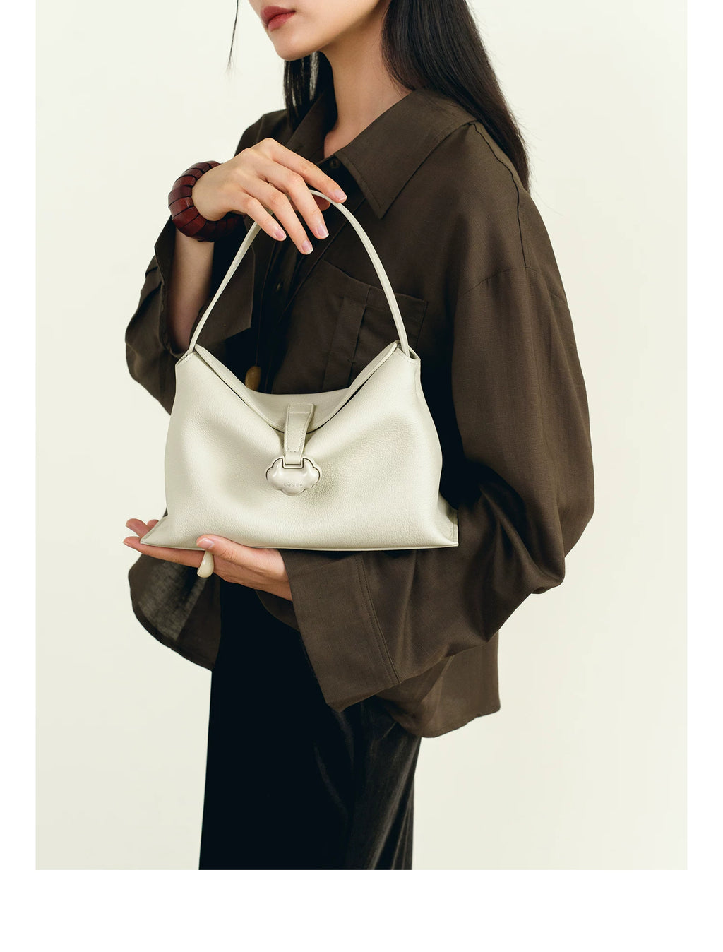 LOSEA First-layer Cowhide Shoulder Bag