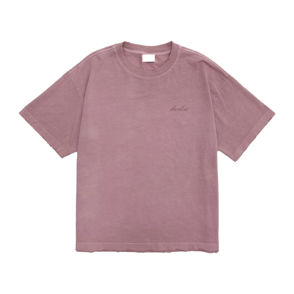 MICHINNYON English Printed Crew Neck Loose Casual Tee