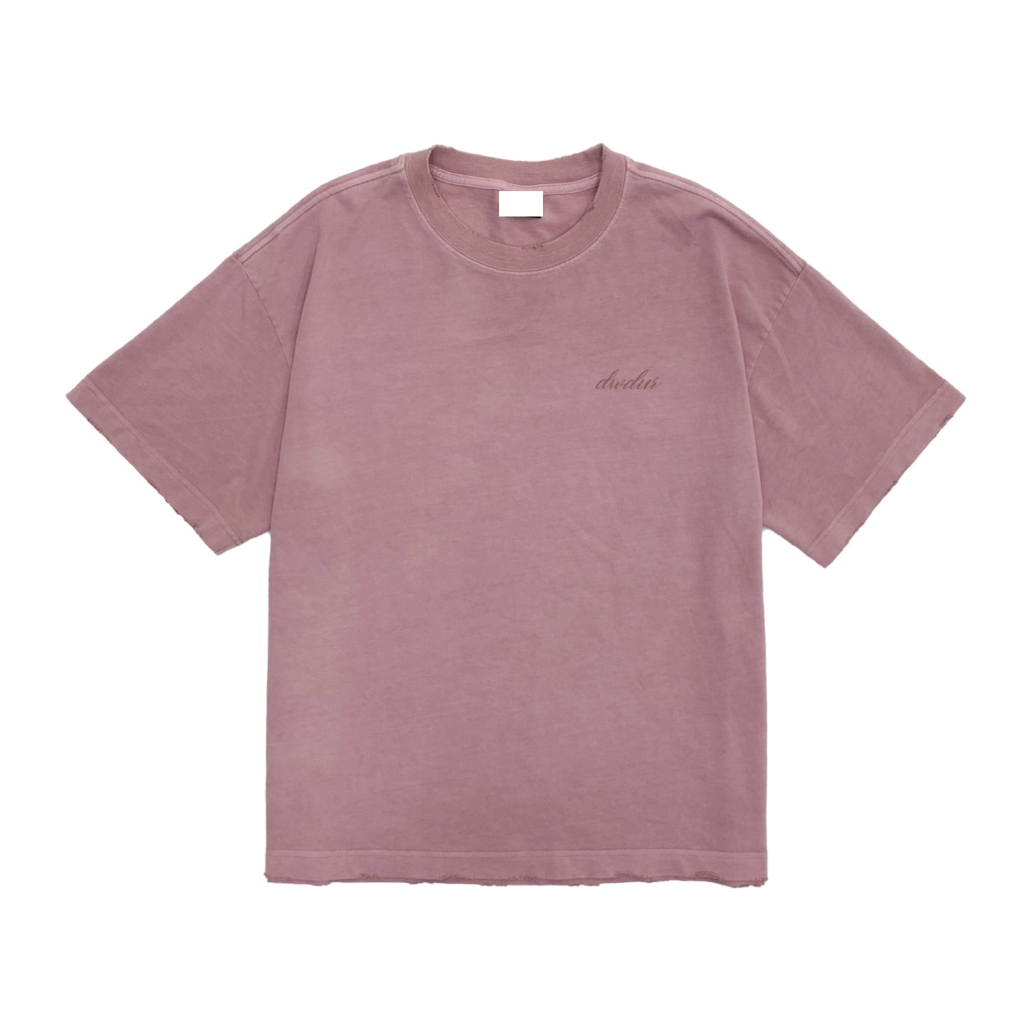 MICHINNYON English Printed Crew Neck Loose Casual Tee