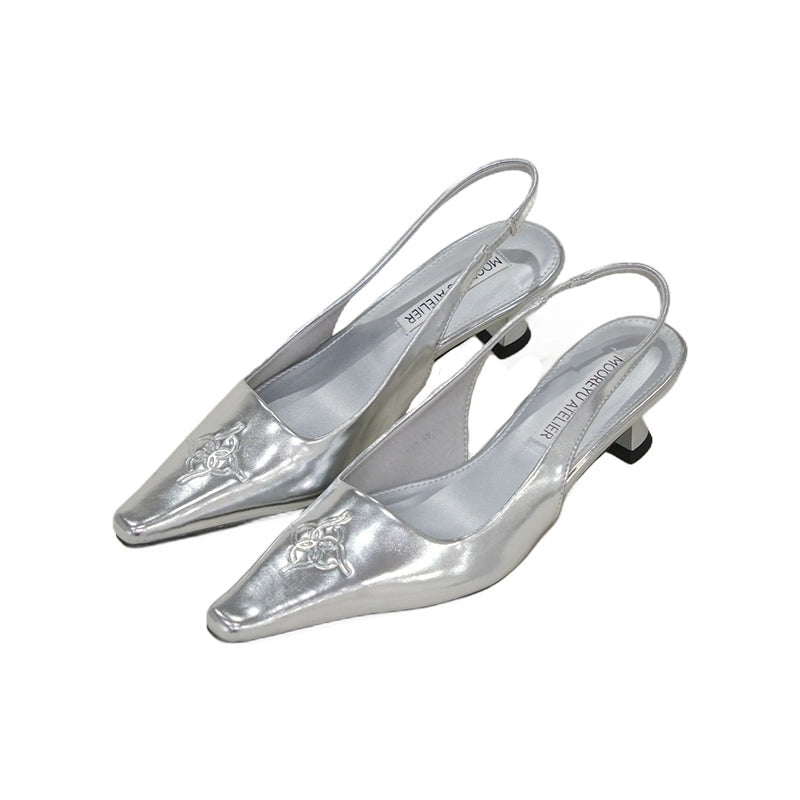 Mooreyu Stiletto French Light Mouth Shoes