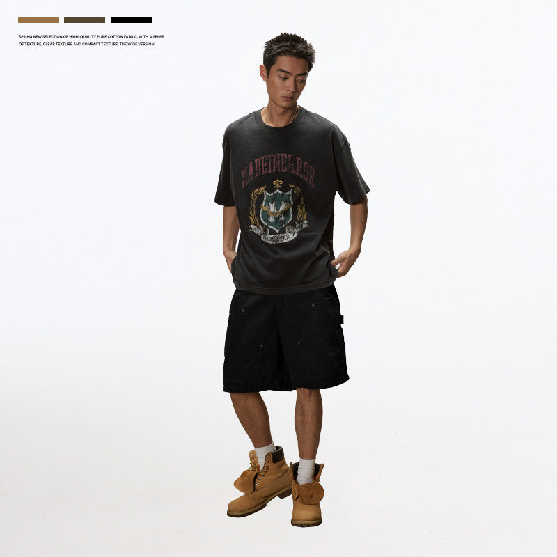 Unf Loose Straight Casual Pants Tooling Shorts