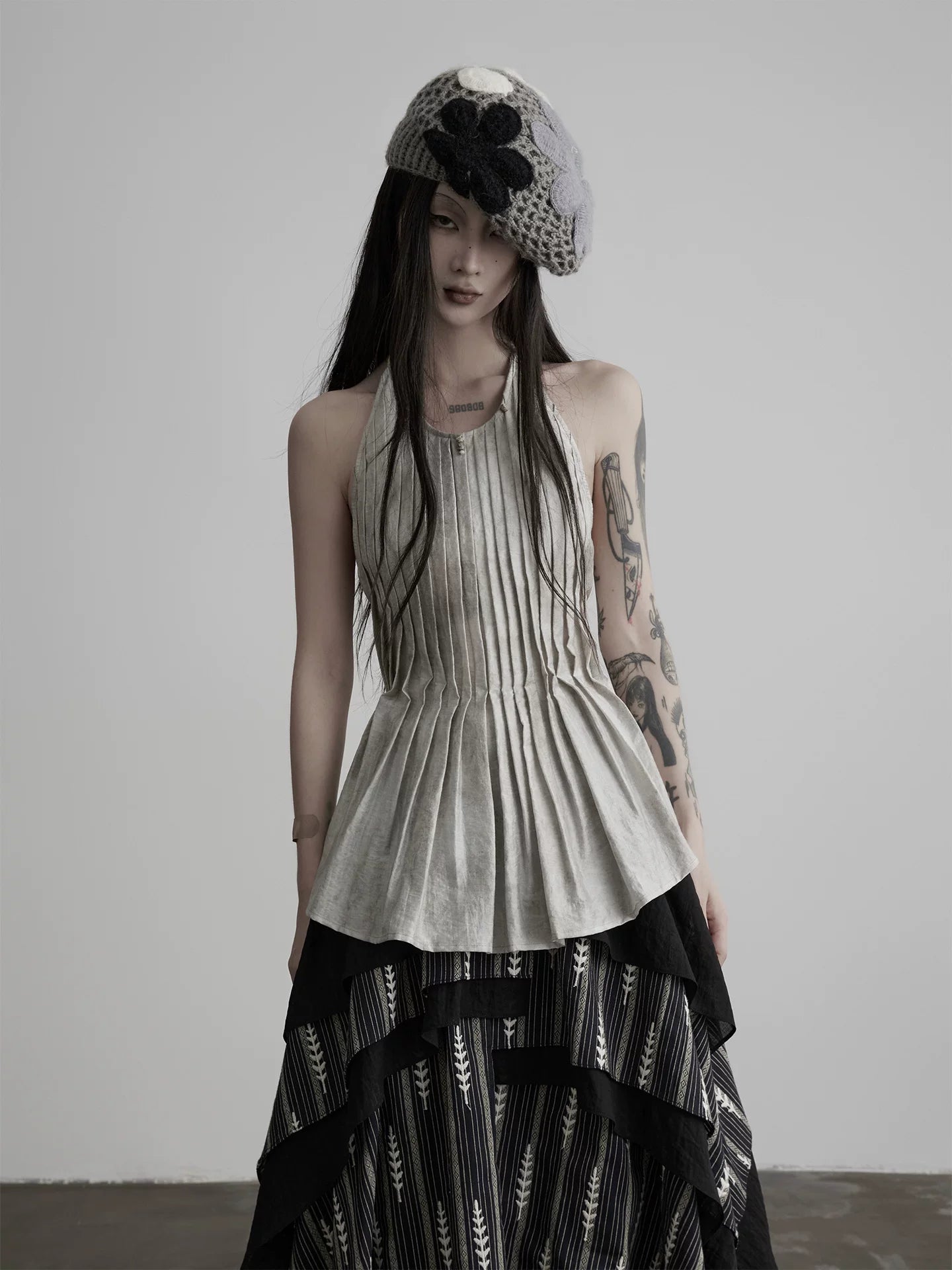 INDULGE Versatile Pleated Neck Sling