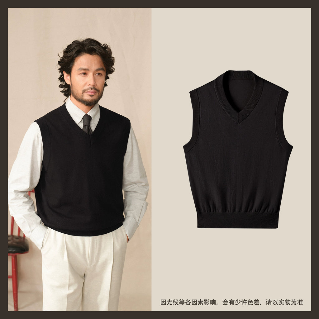 CULTUM Versatile V-neck Knitted Vest