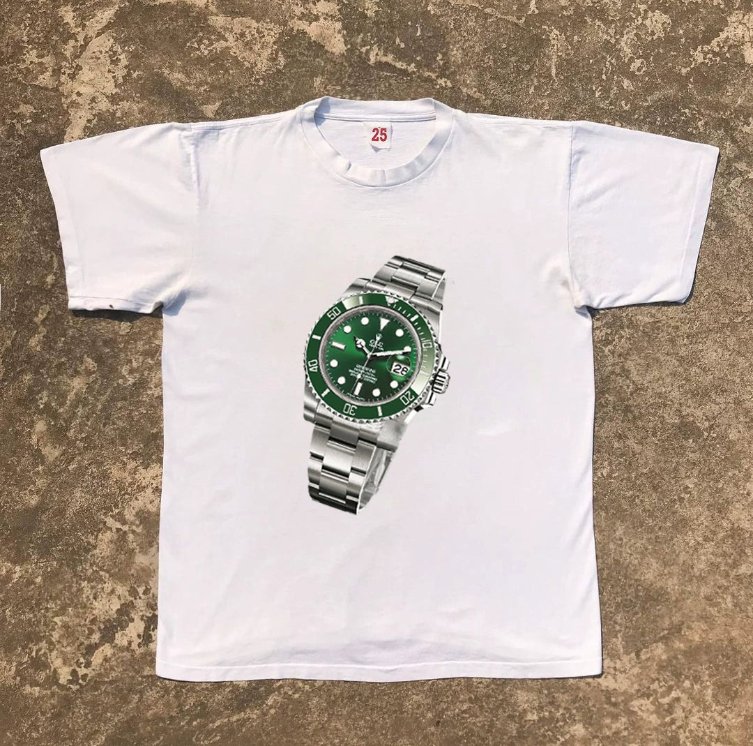 Wang Youbing Studio! Rolex 220g 100% Cotton Tee