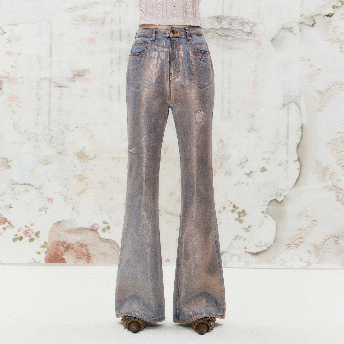 Imone Brush Silver Washed Jeans