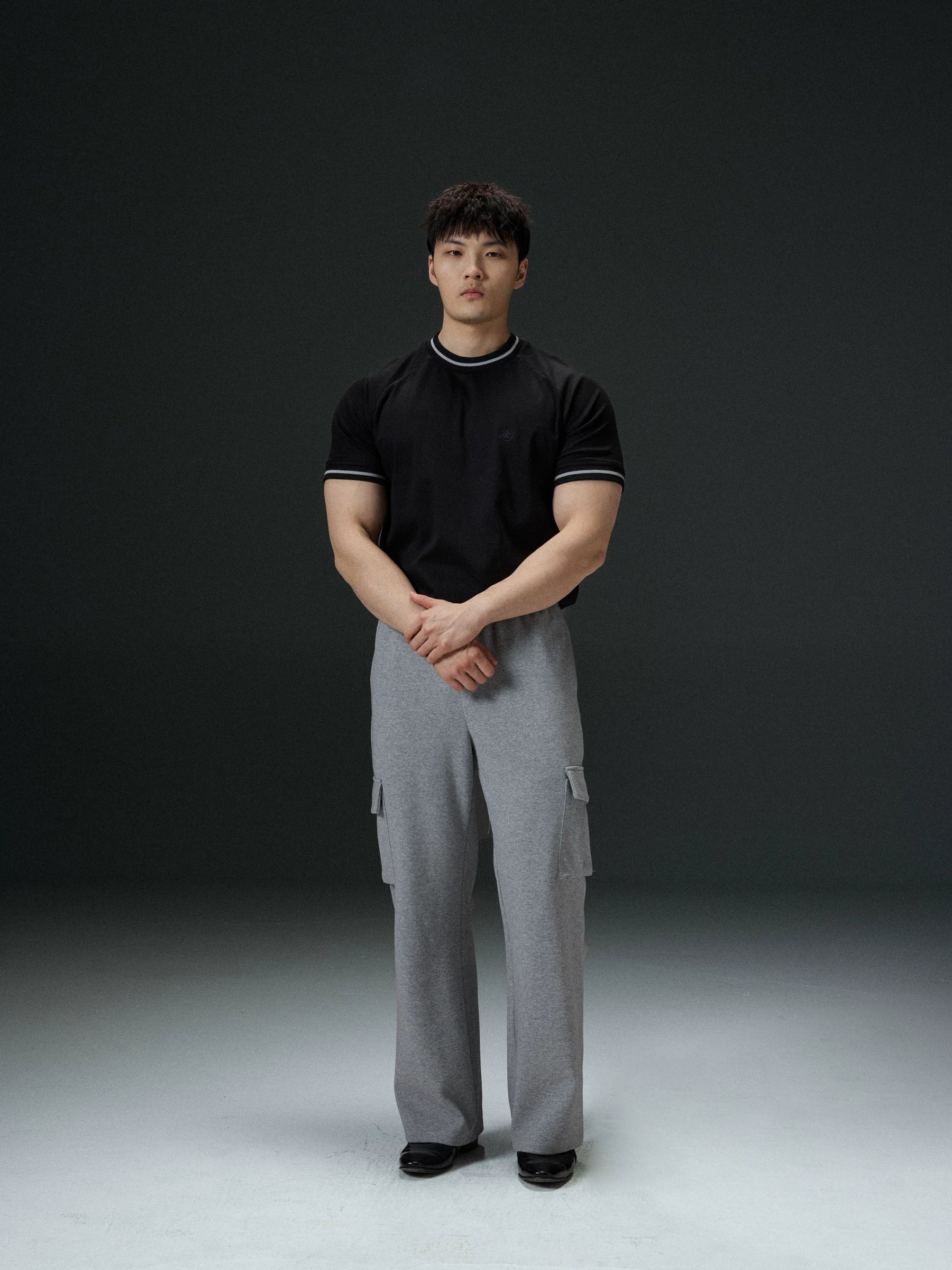 AFTERGLOW Splicing Casual Versatile TEE