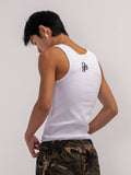 OBSESSWITH high elastic ribbed knitted vest