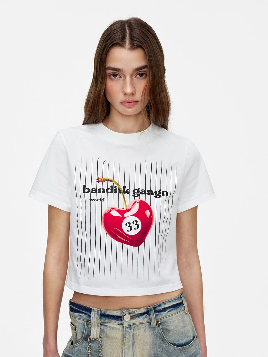 BGT Love Cherry Slim Tee