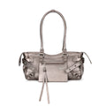 JANDRESS Vintage Rivet Zipper Underarm Bag