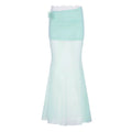 FUNOFF Mesh Fishtail Lace Floral Dress