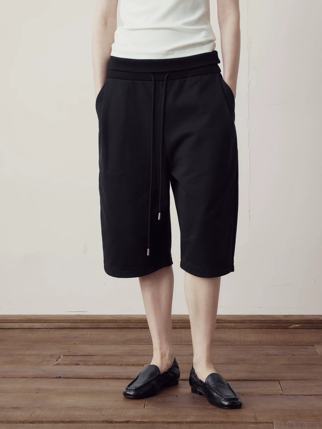 COLN Fold-waist Casual Sweatpants