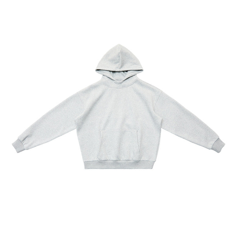 UNF Silk Wool Fleece Thermal Silhouette Hooded Sweater