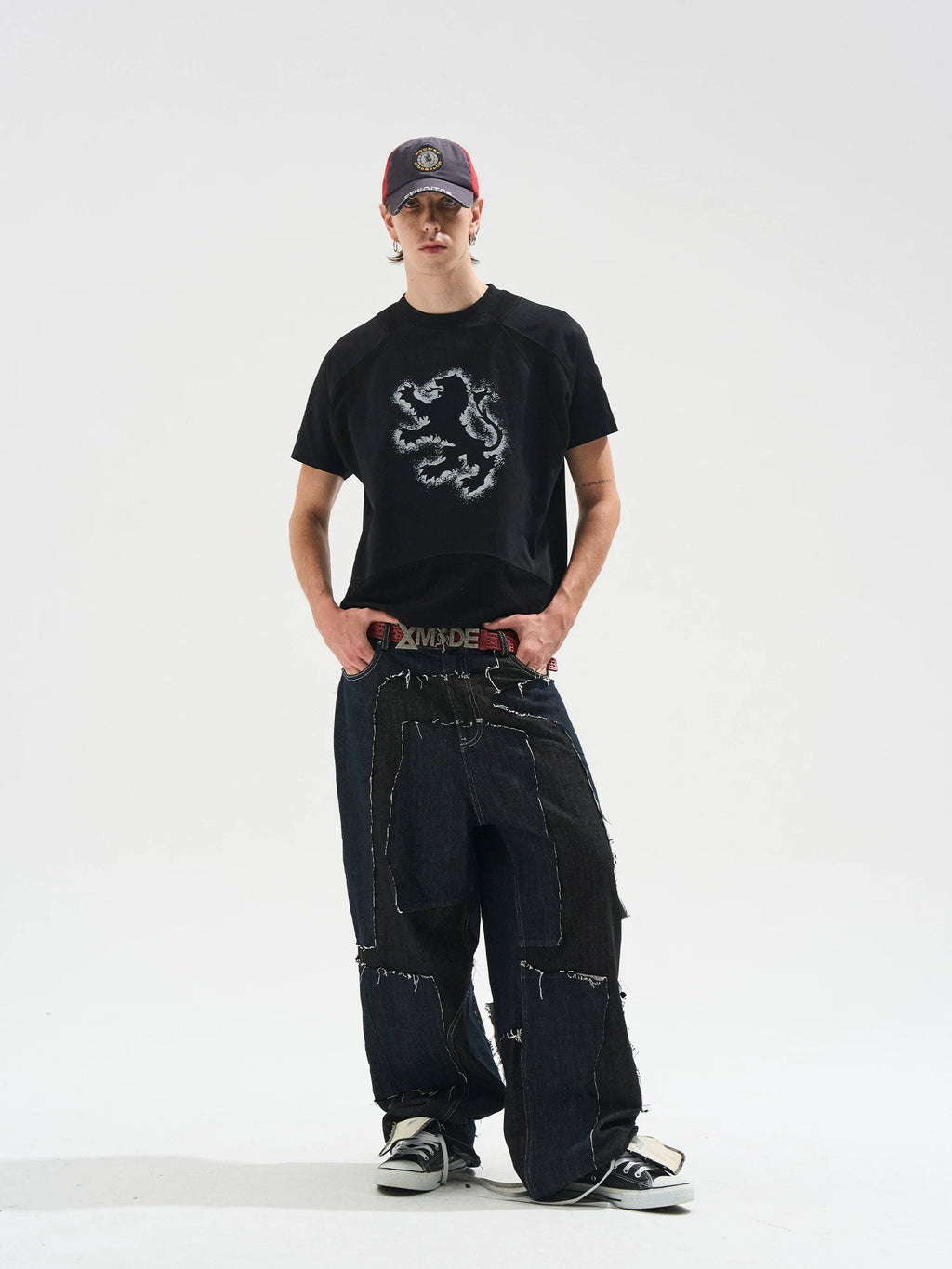 BLINDNOPLAN Direct Injection Printing Casual Tee