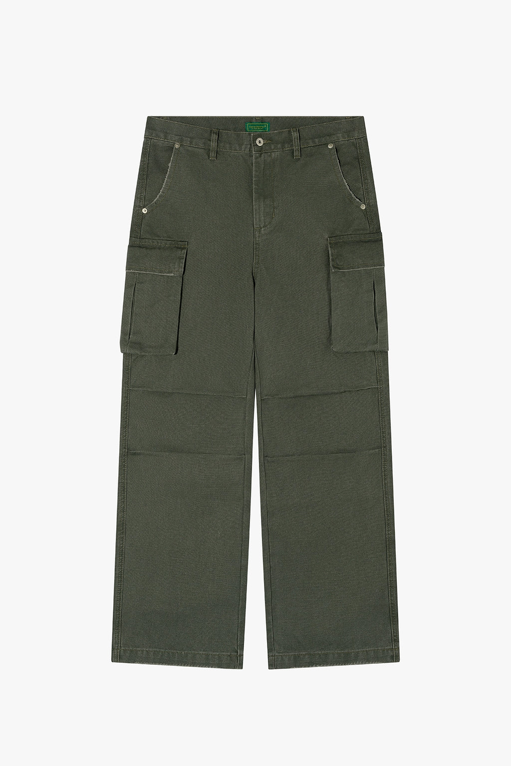 NO LOGO Straight Loose Washed Old Overalls