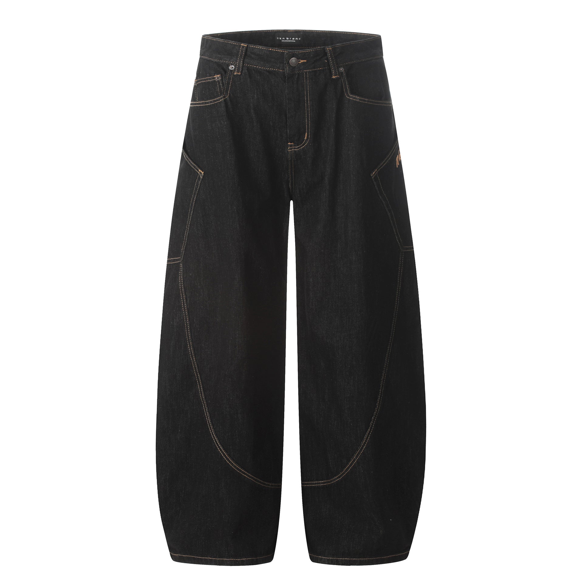 11KN High Street Large Pocket Letter Embroidered Jeans