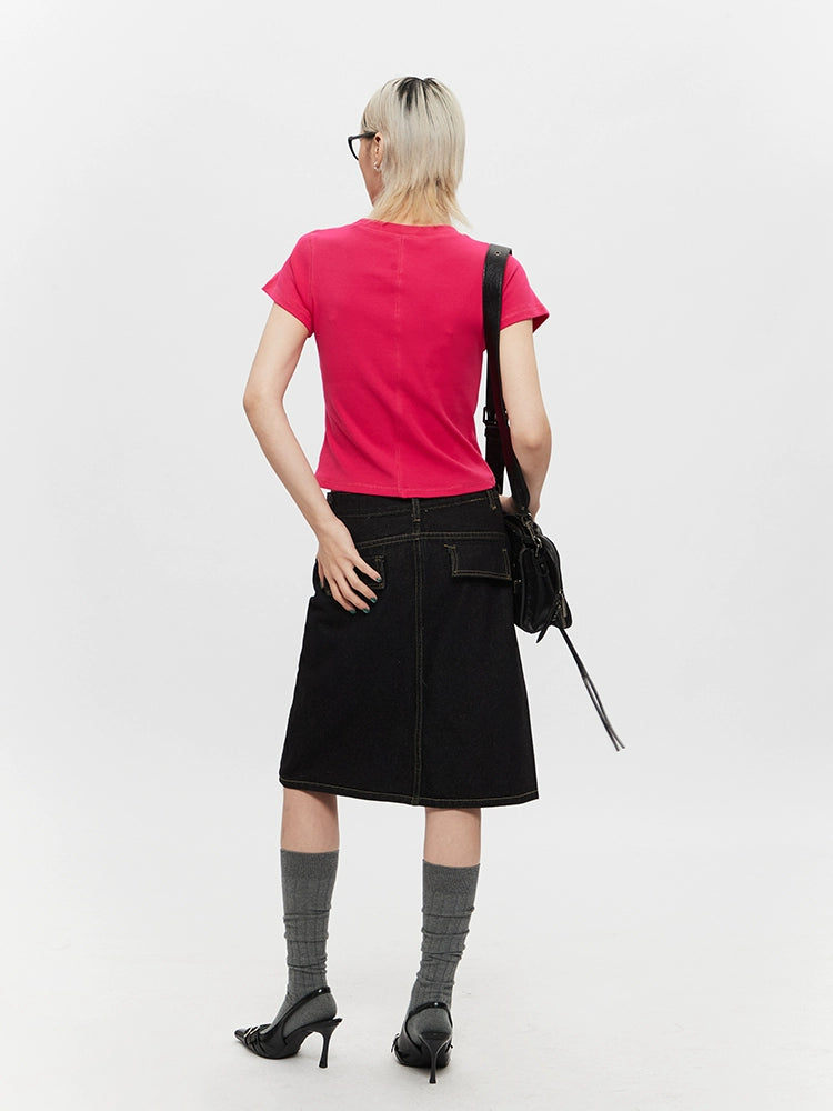 AIRHOOD Crew Neck Slim Shoulder Tee