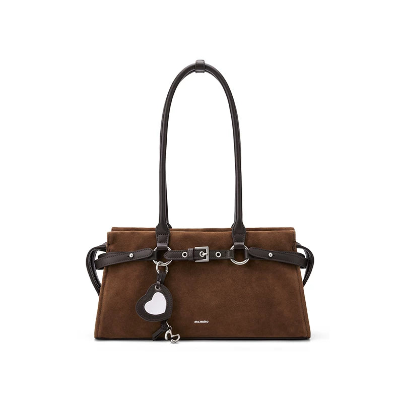 Mcmiko Vintage Leopard Print Shoulder Bag