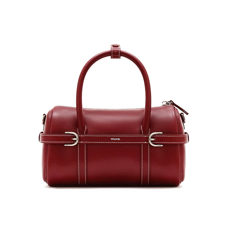 MUVA Leather Commuter Messenger Bag