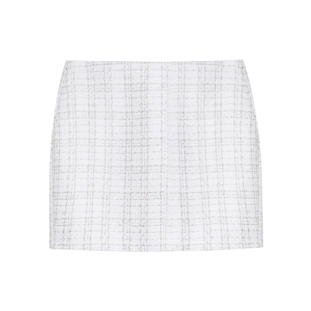 LLROGE Square Neck Suspender High Waist Skirt Set