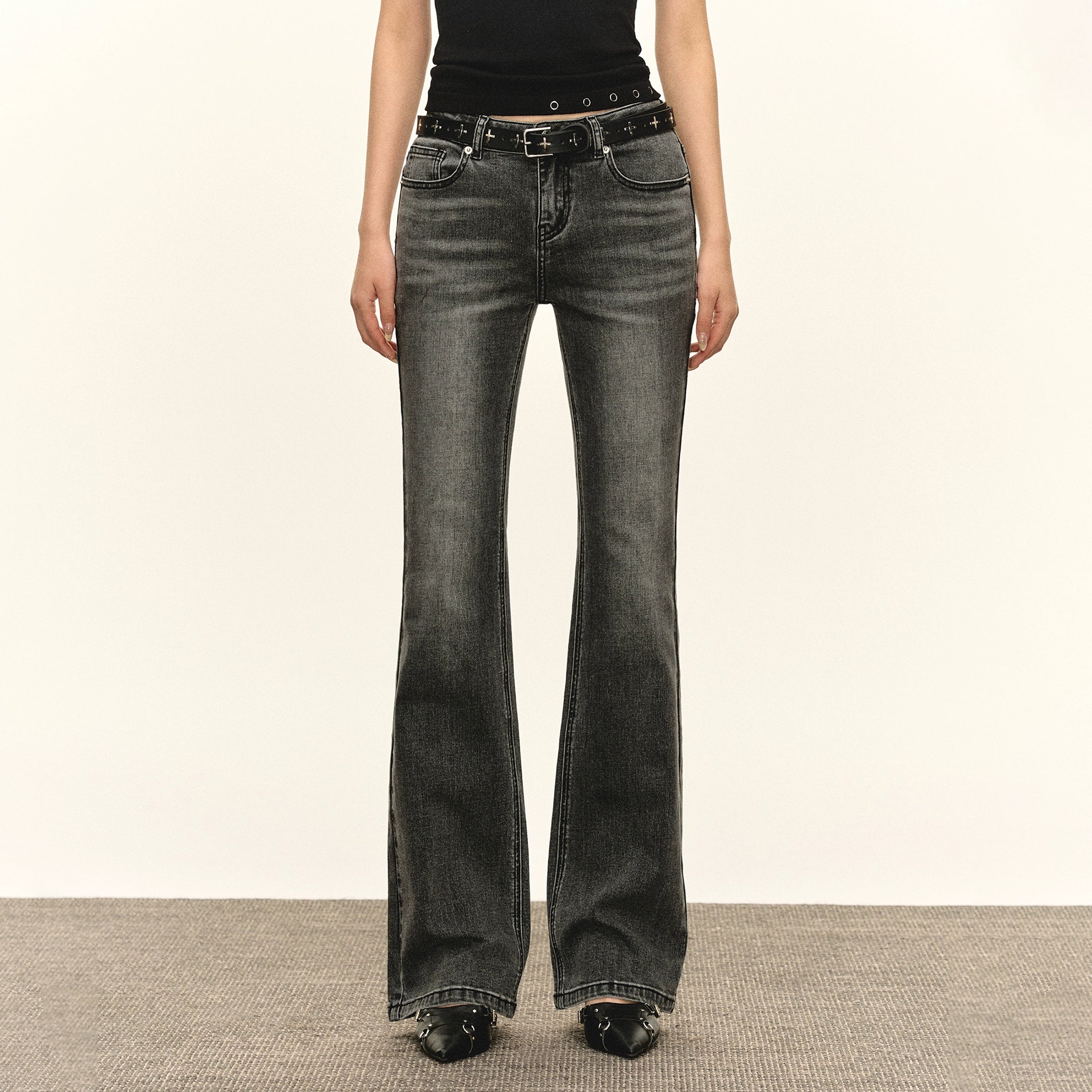 Ariseism Vintage Wash Casual Jeans