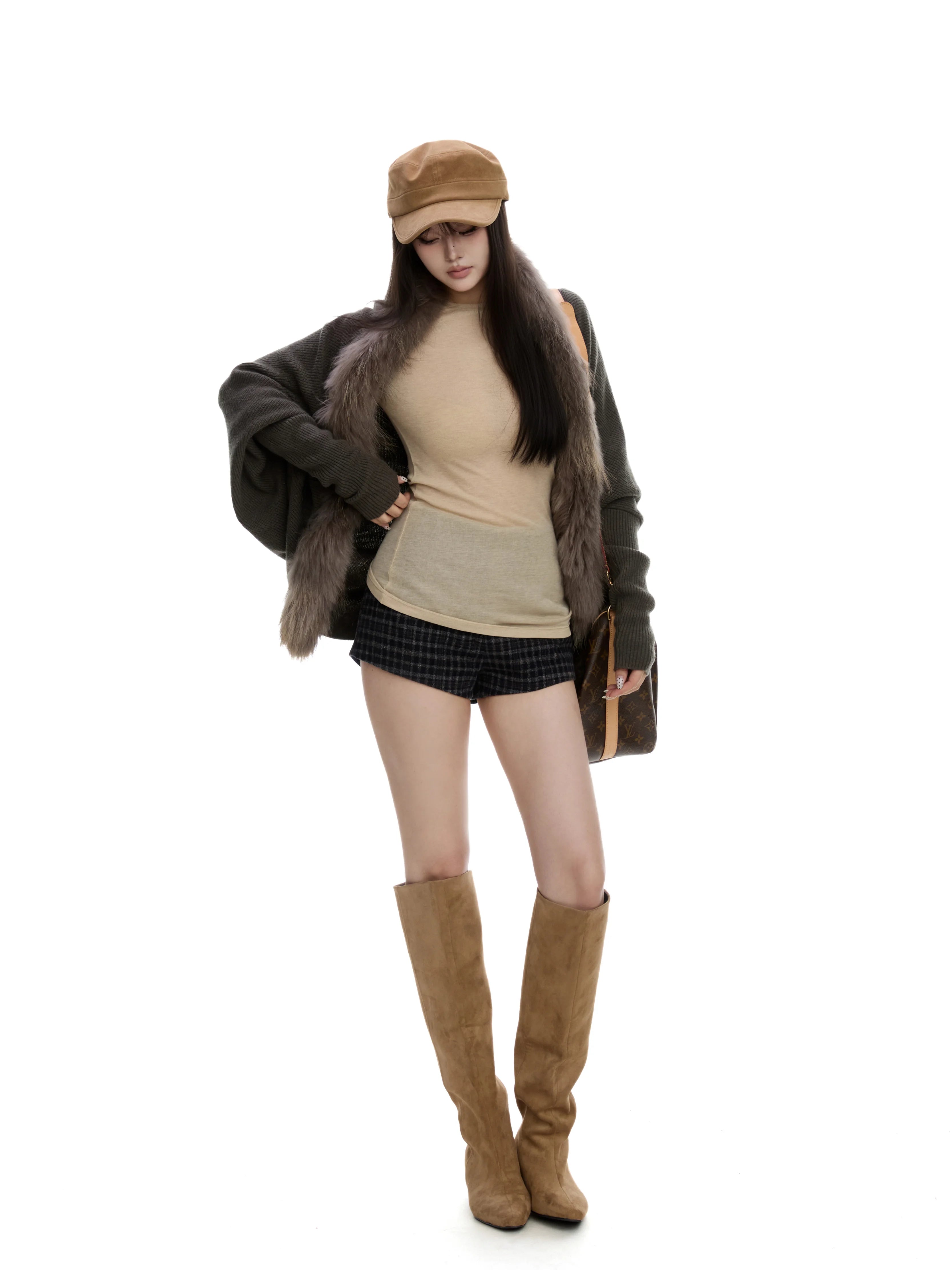 WITHMIN Loose Sweater Cardigan Jacket