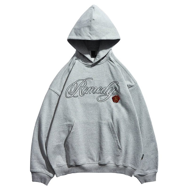 Remedy Vintage Embroidered Hooded Sweater