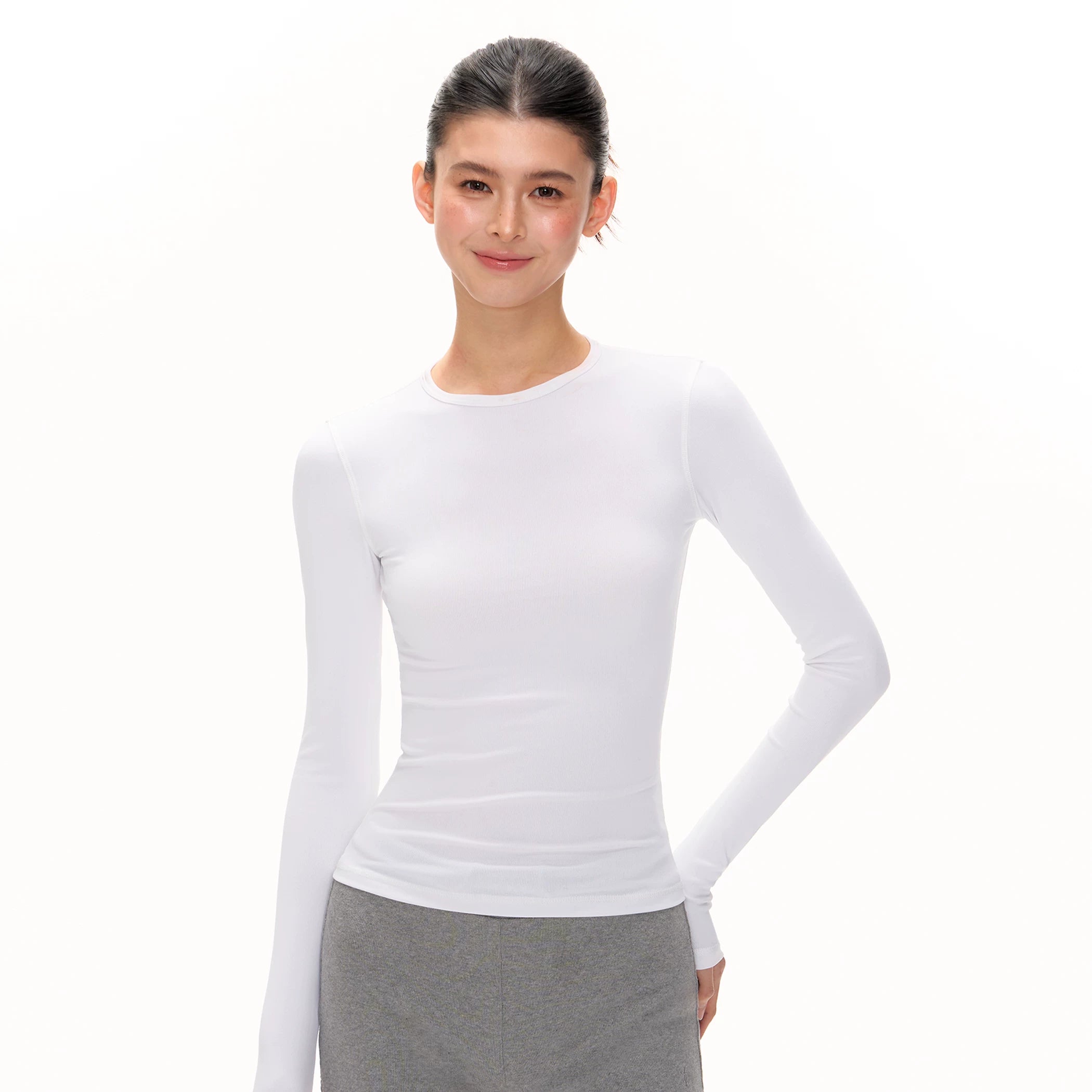 Ariseism Vintage Slim Simple Long Sleeves