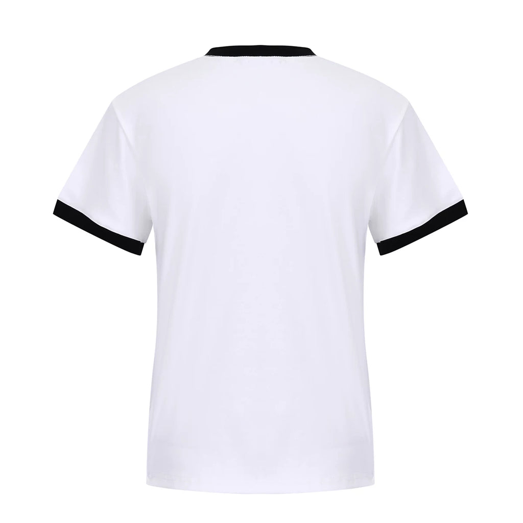 FTS Vintage Splicing Thread Printed Slim Tee