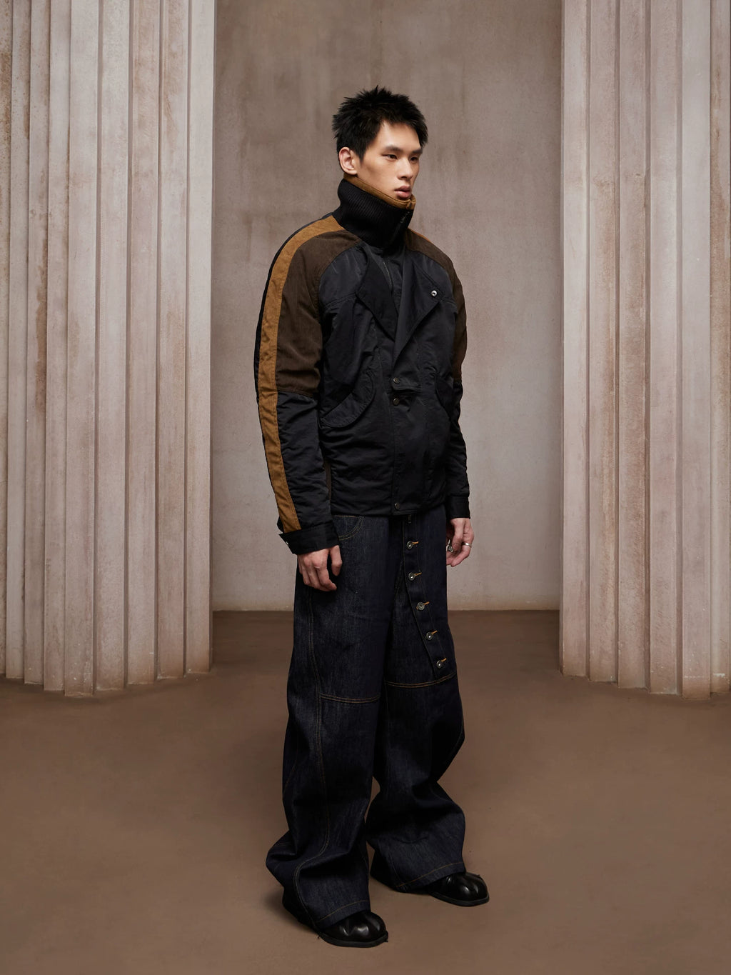 DND4DES Retro Long-breasted Scimitar Jeans