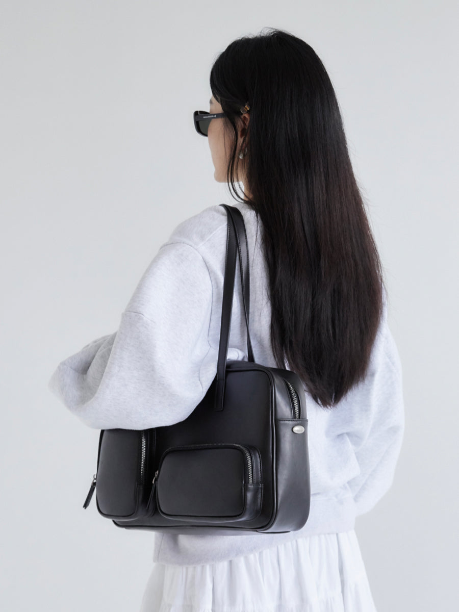 DirtySix Pierre Cow Split Leather Toast Bag