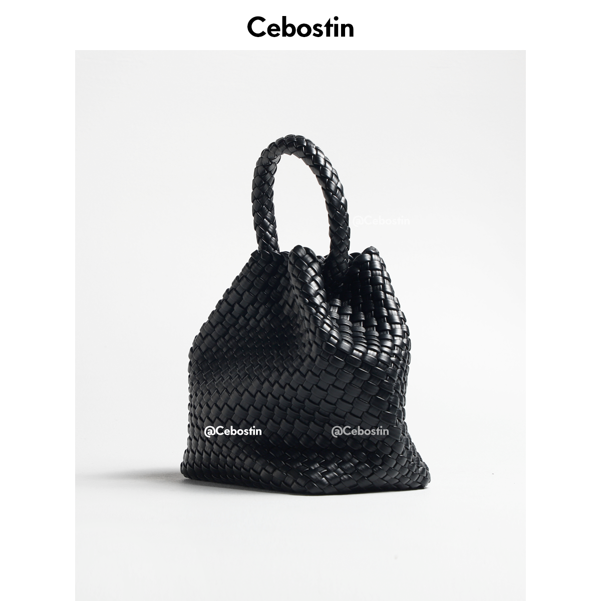Cebostin Braided Large Capacity Oblique Span Bag