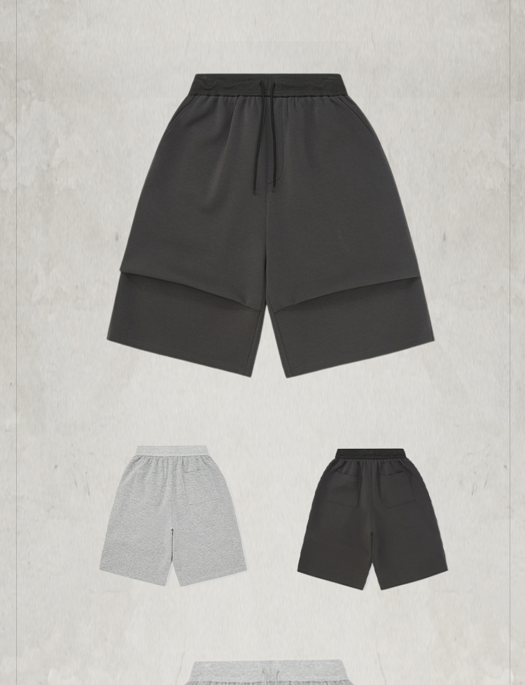 KONOOT Pleated Casual Shorts