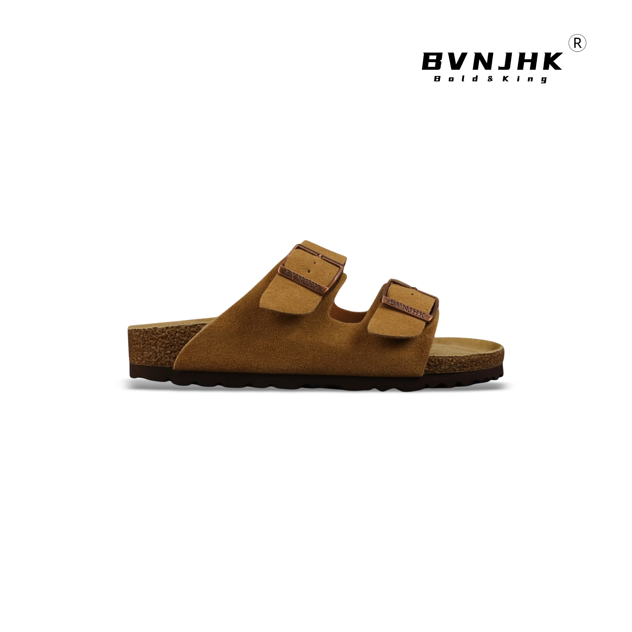 OQ X BVNJHK Cowhide Leather  Lazy Slippers