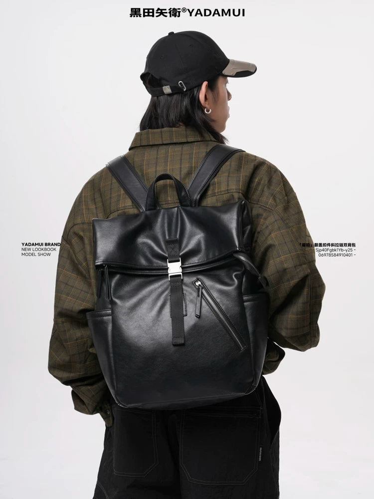 YADAMUI Leather Commuter Backpack