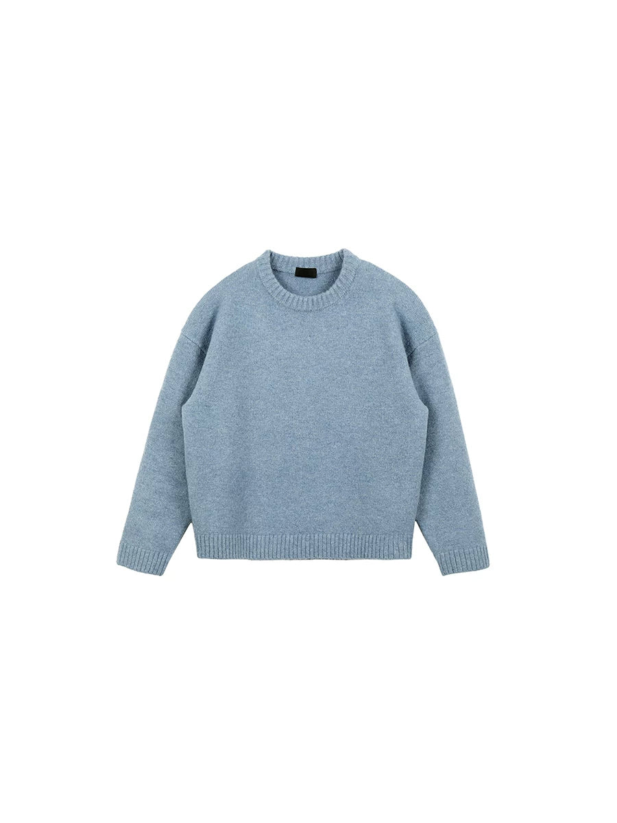 Plus No Logo Easiest for Matchloose Round Neck Sweater