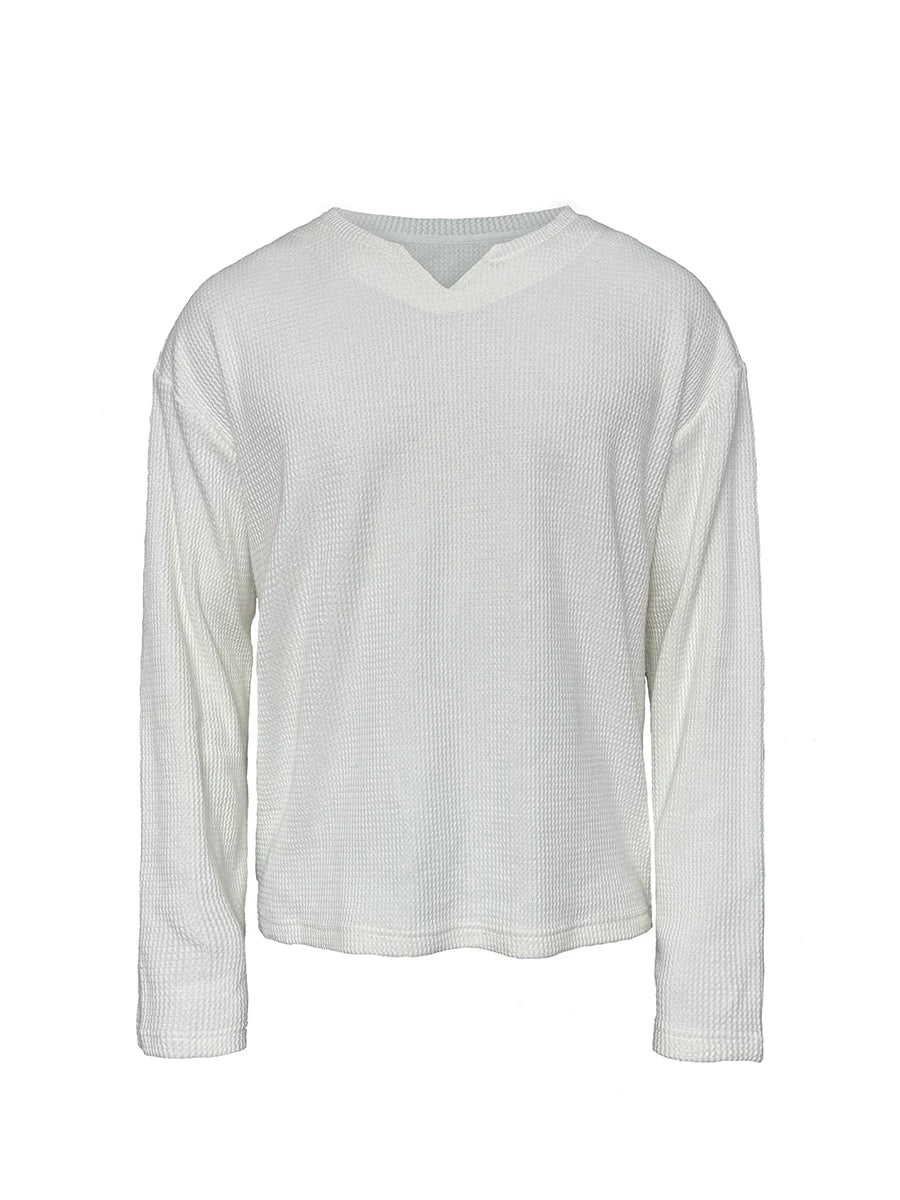 JCAESAR Snake Bone V-neck Versatile Sweater