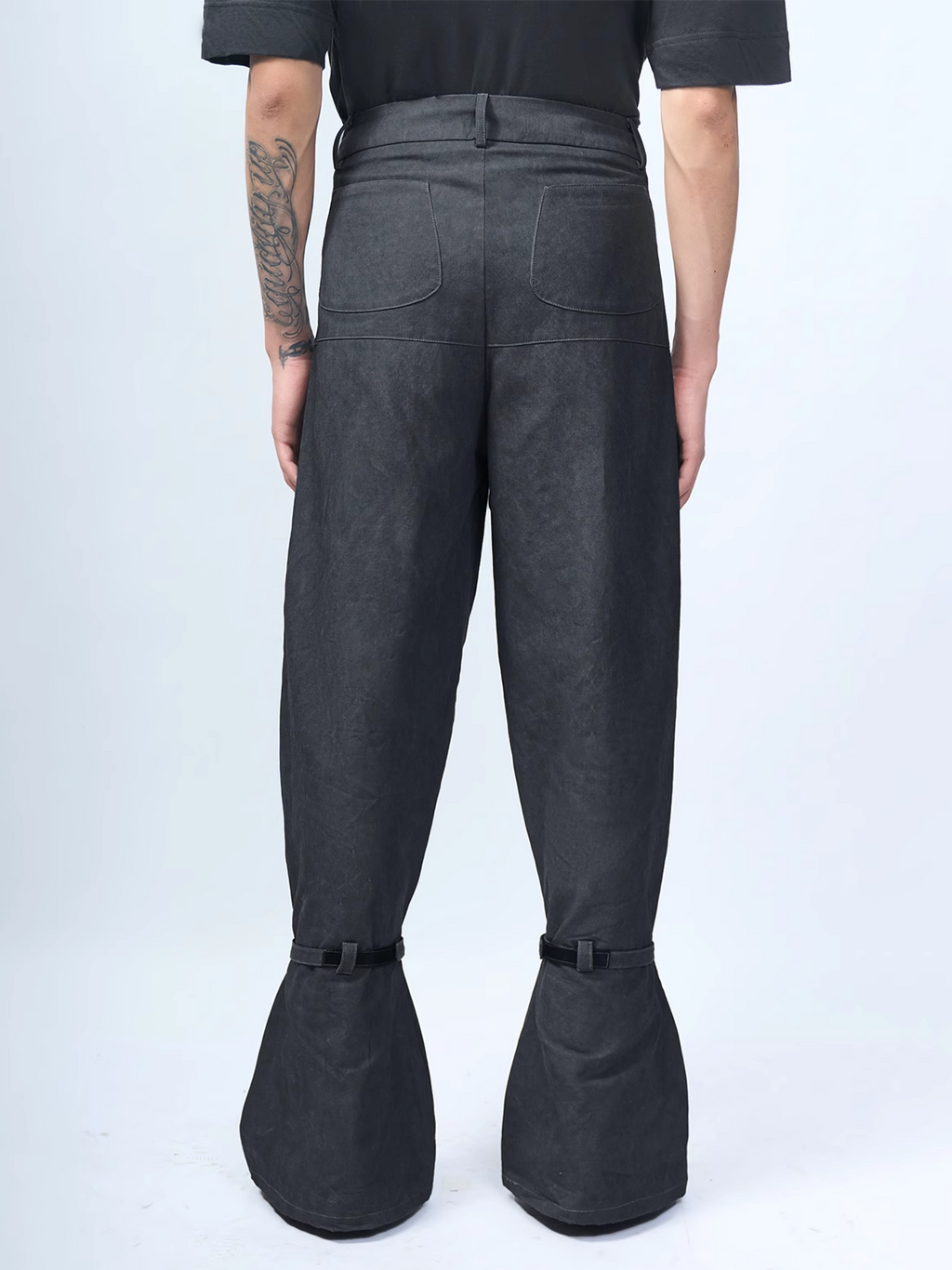ETHEREAL PRODUCTION Three-dimensional Tailoring Casual Flared Pants