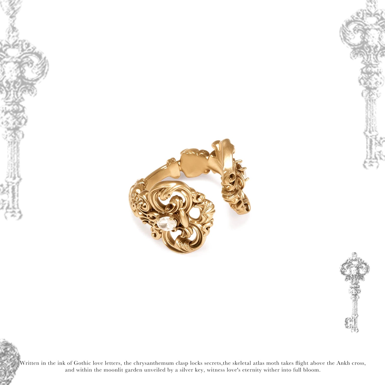 SUMIYAKI Vintage Adjustable Key Ring