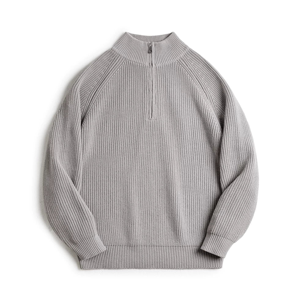 Madden Vintage Half-Zip Turtleneck Neck Sweater