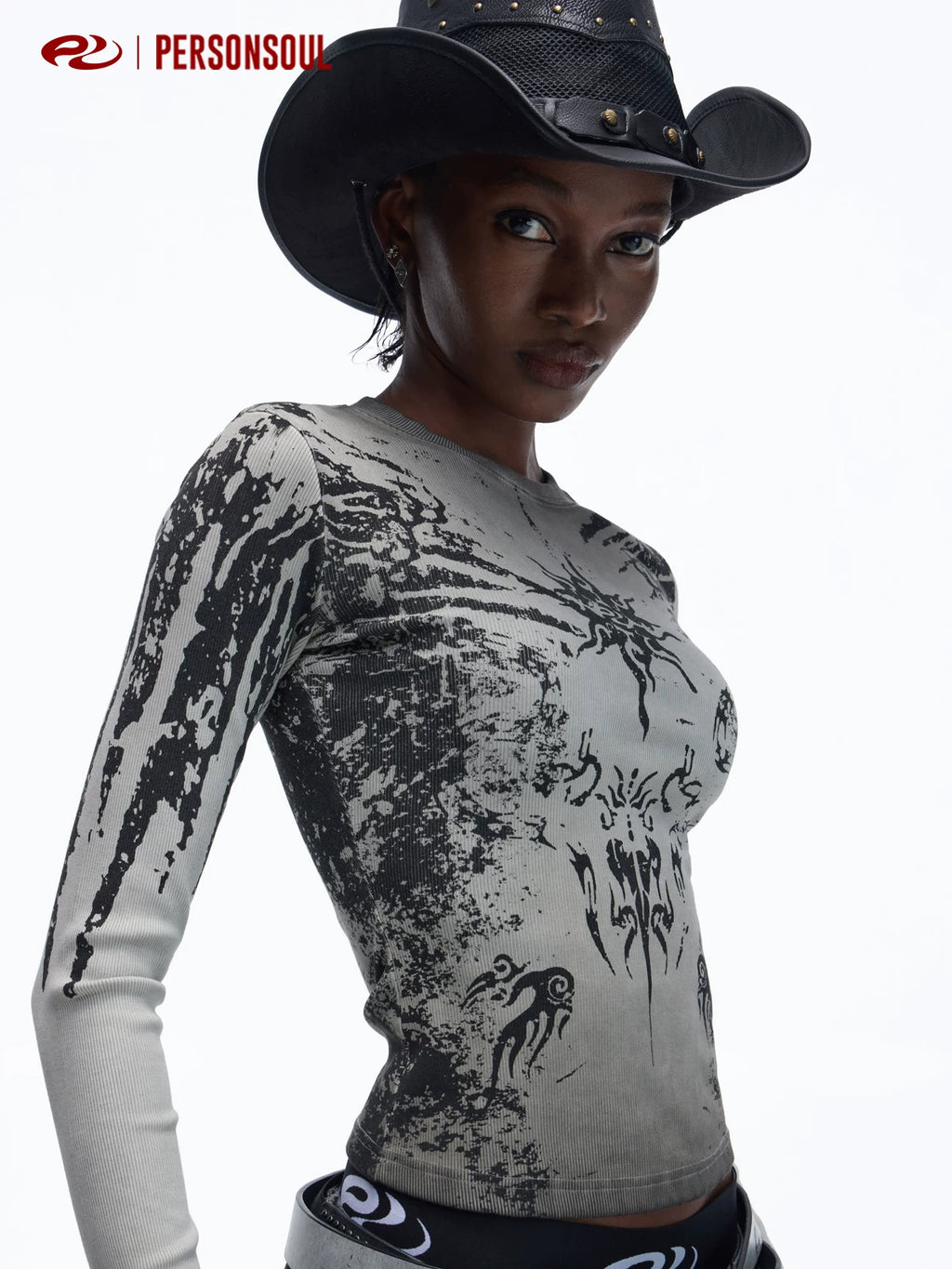PERSONSOUL Sun Totem Knitted Long Sleeve