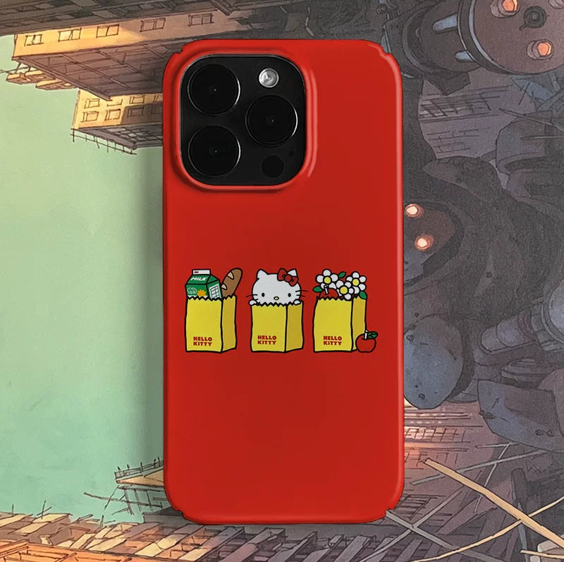 Pbcase Shopping Bag Cat Niche Apple Phone Case